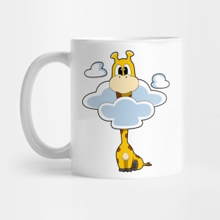 Giraffe with Clouds Mug